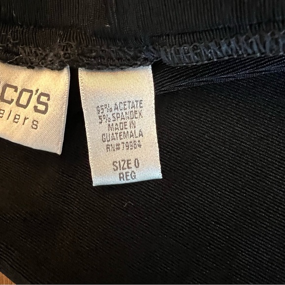 Chico's Travelers Black Pants Size Small - Picture 4 of 11